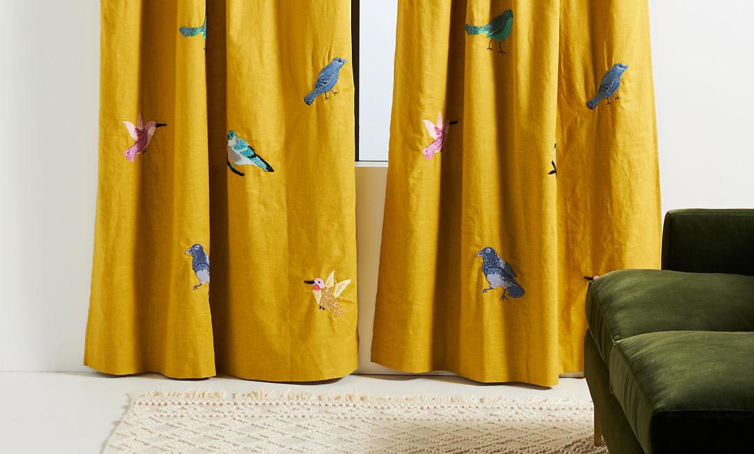 The Best Places to Buy Curtains Option: Anthropologie