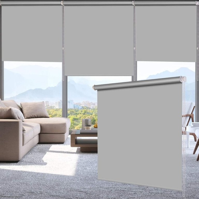  The Best Roller Shades Option: LUCKUP 100% Blackout Waterproof Roller Shades