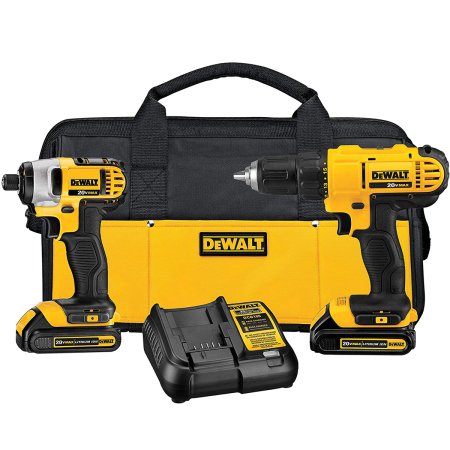  Best Tools Option: DEWALT 20V Max Cordless Drill Combo Kit