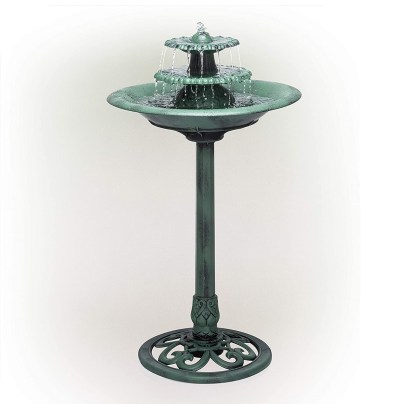 Outdoor Water Fountains Option: Alpine Corporation TEC106 Tiered Classic Fountain