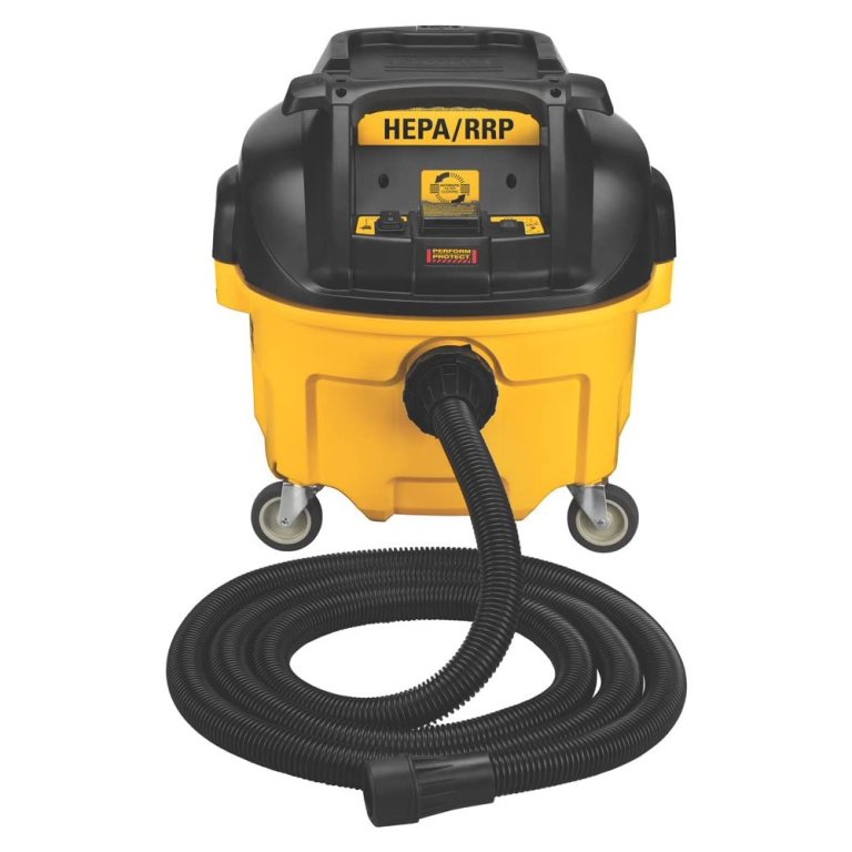 The Best Dust Collector Option: DeWalt DWV010 Wet/Dry HEPA/RRP Dust Extractor