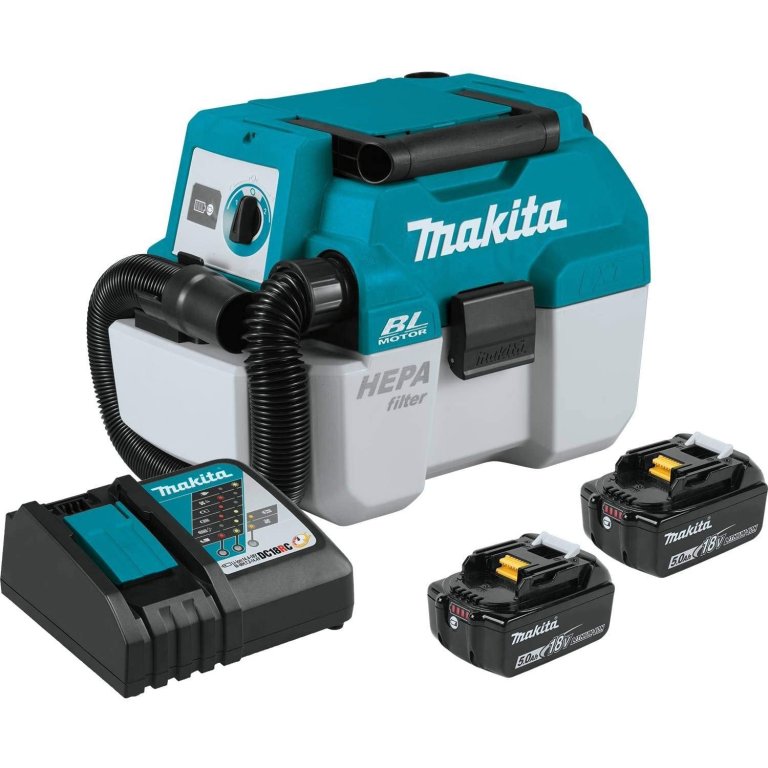 The Best Dust Collector Option: Makita XCV11T Cordless Dust Extractor/Vacuum Kit