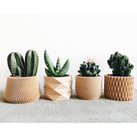 Set of 4 Small Indoor Planters