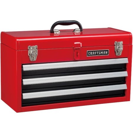  The Best Portable Tool Box Option: Craftsman 20-Inch 3 Drawer Metal Tool Box