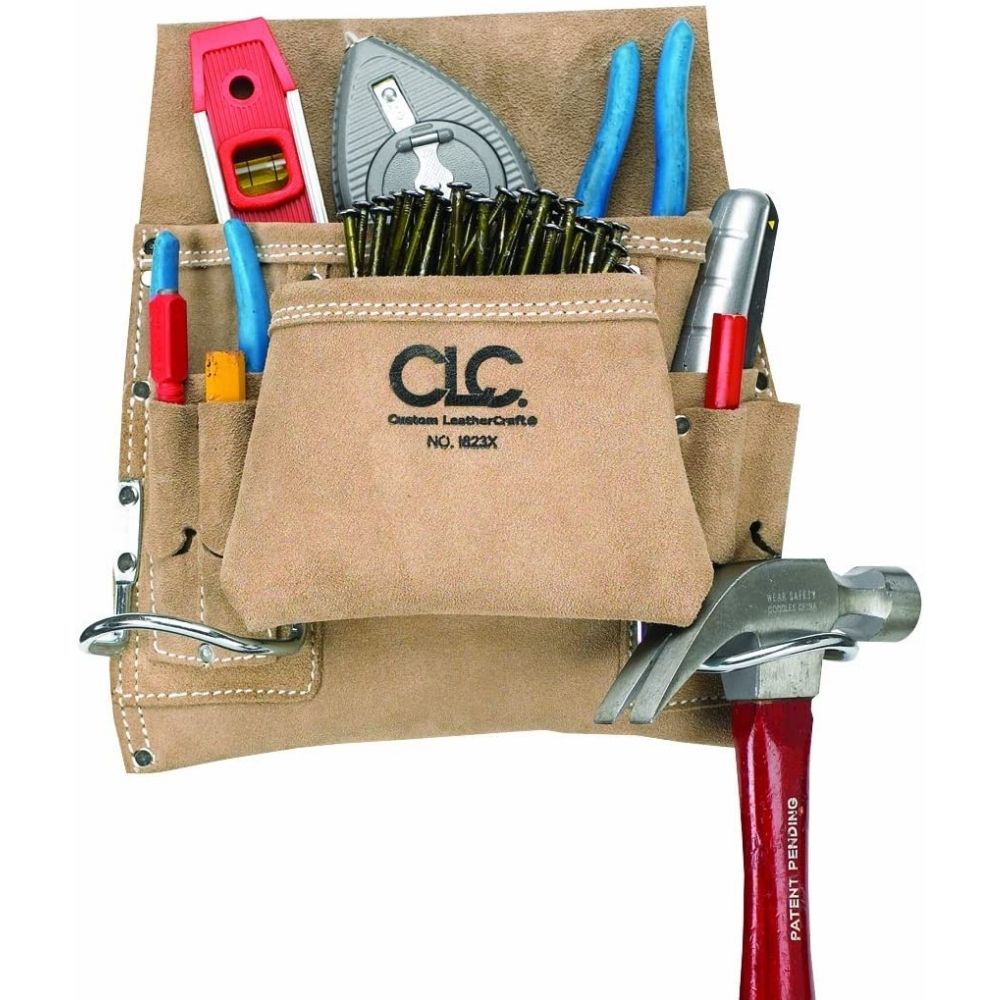 The Best Gifts for Woodworkers Option: CLC Custom Suede Carpenter's Nail And Tool Bag