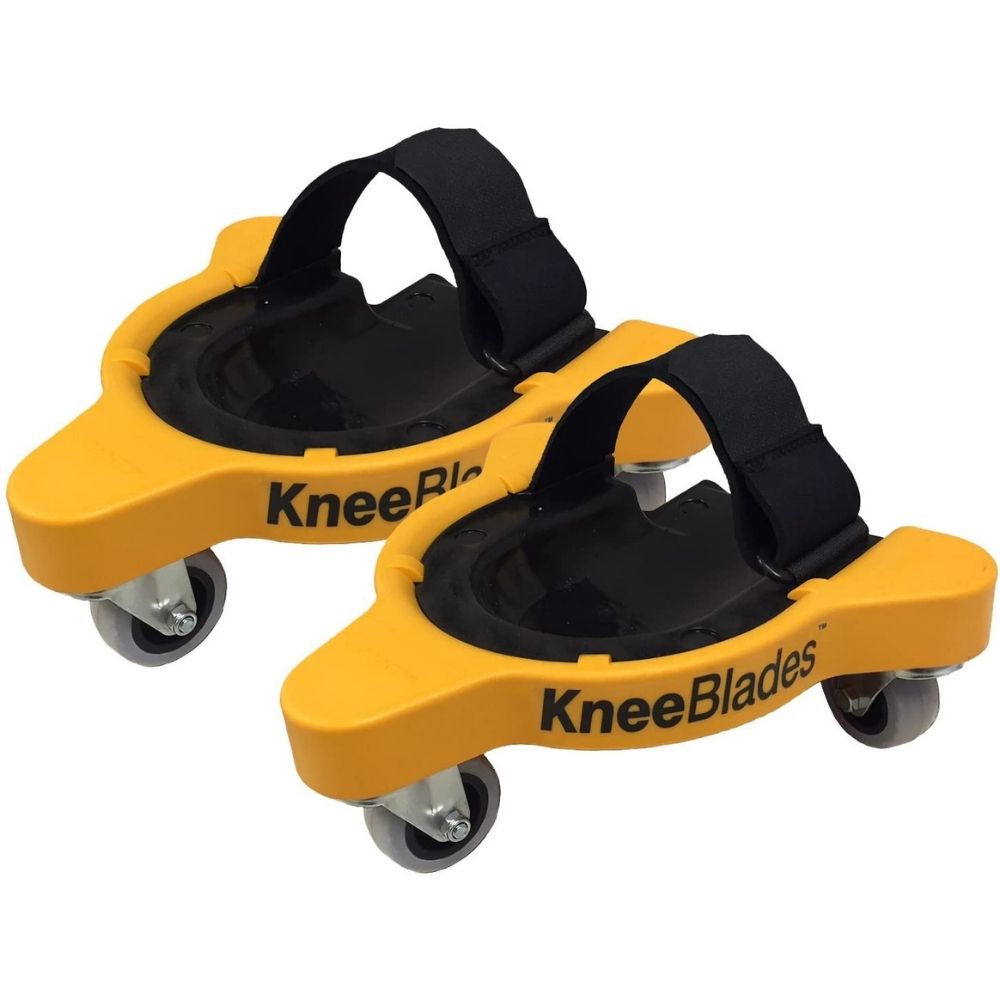 The Best Gifts for Woodworkers Option: Milescraft 1603 KneeBlades - Rolling Knee Pads