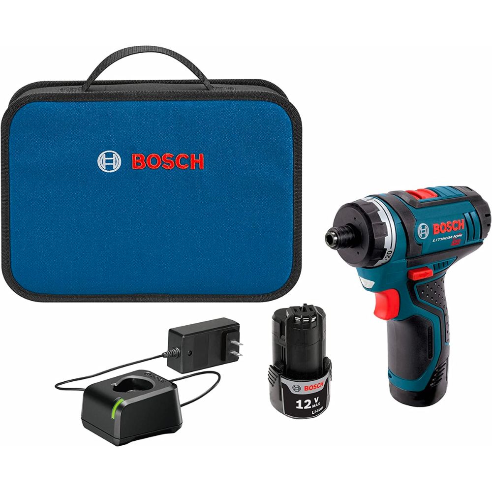 The Best Gifts for Woodworkers Option: Bosch PS21-2A 12V Max 2-Speed Pocket Driver Kit