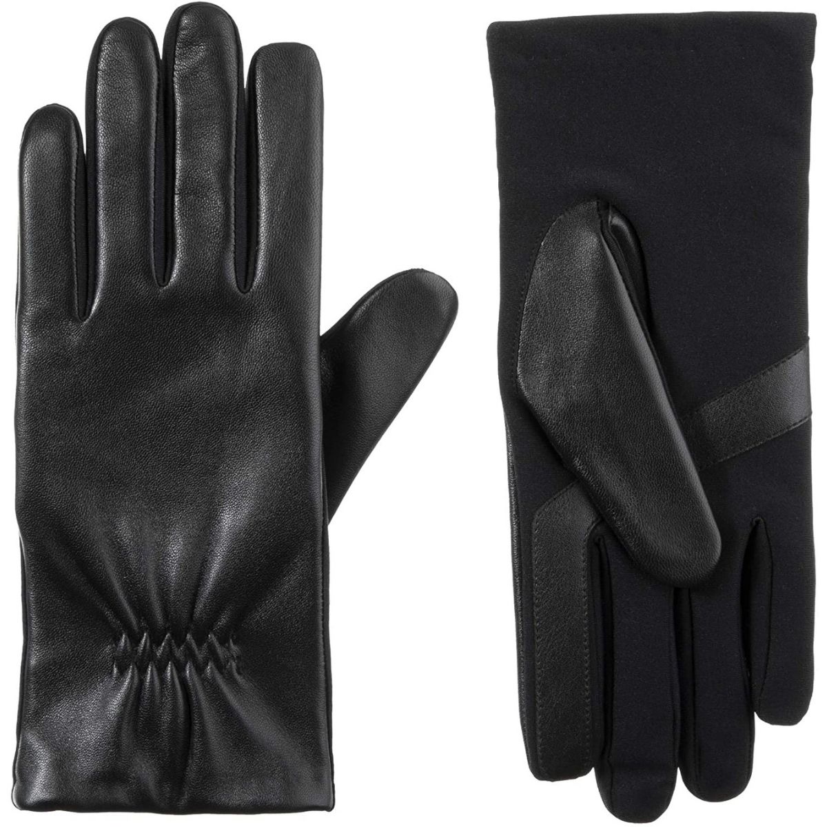 isotoner Women's Leather Touchscreen Gloves