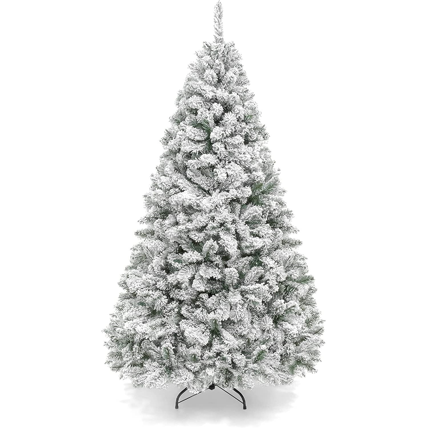 Best Choice Products Snow Flocked Christmas Tree
