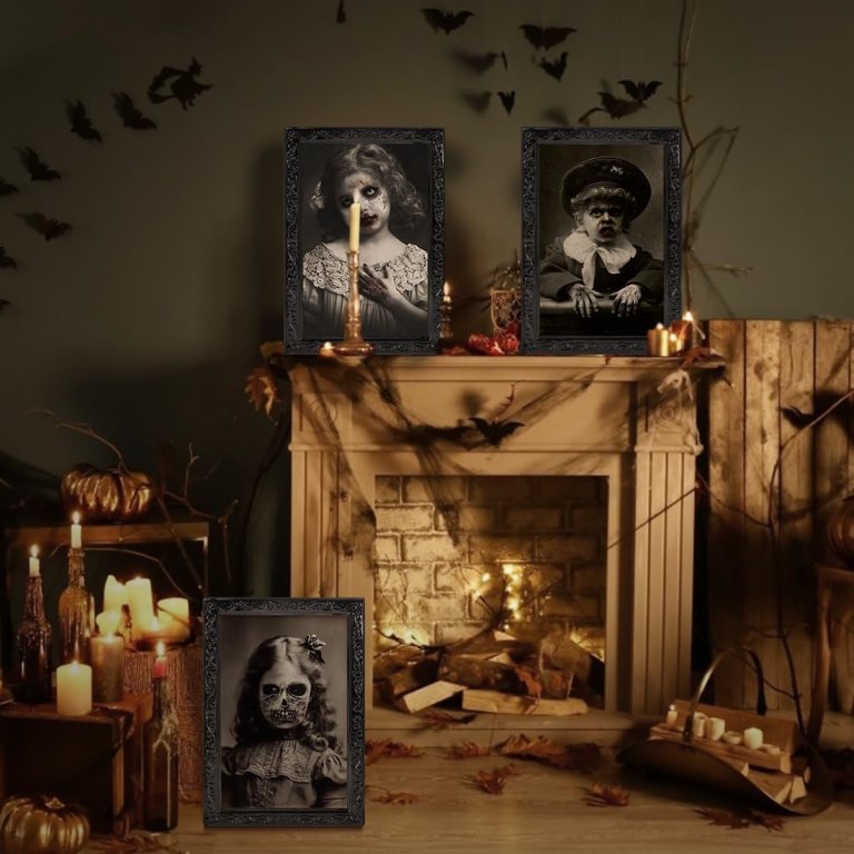 The Best Halloween Decorations on Amazon for quick delivery, moving picture frames