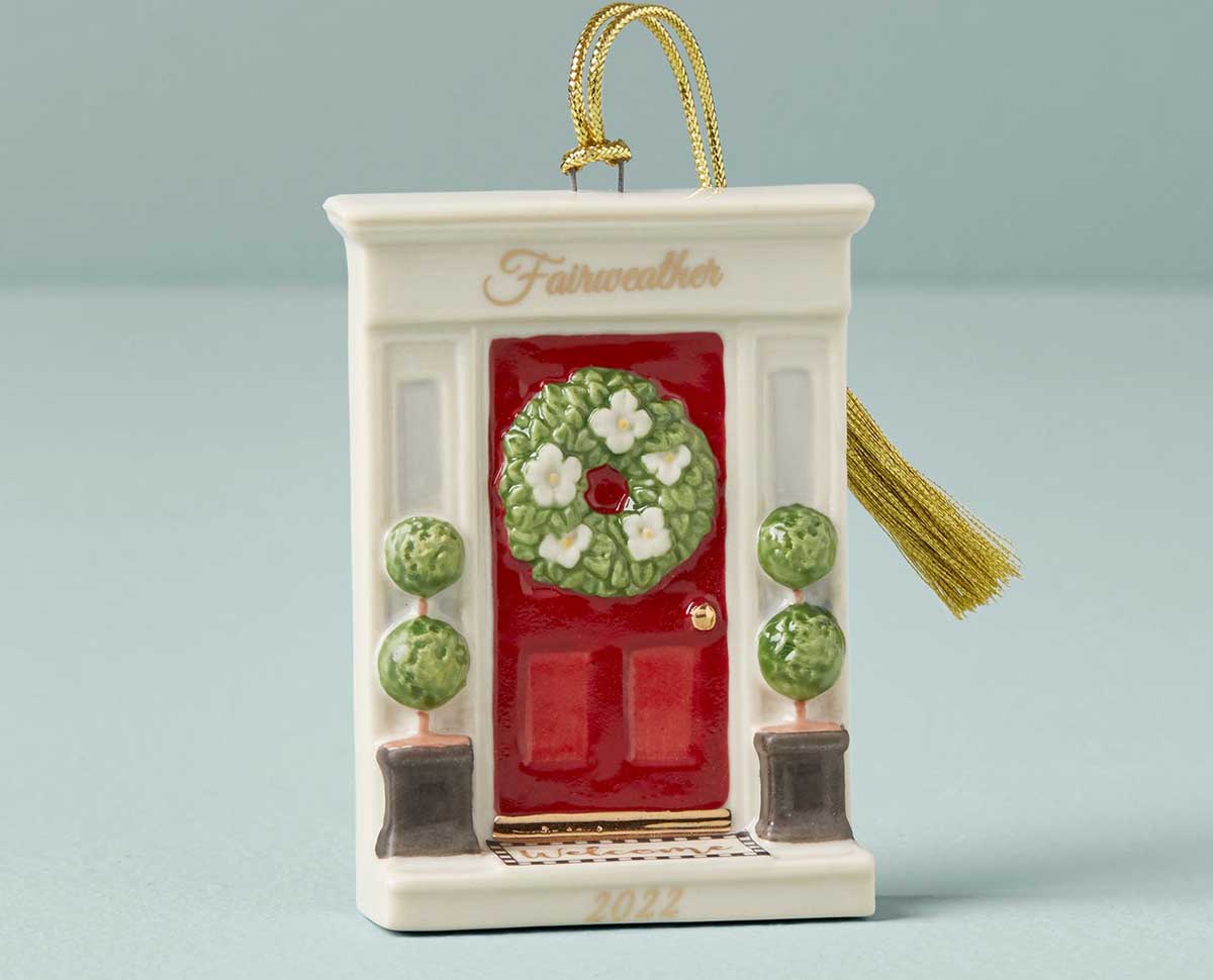 Christmas Ornaments Personalized Welcome Home Our Front Door Ornament