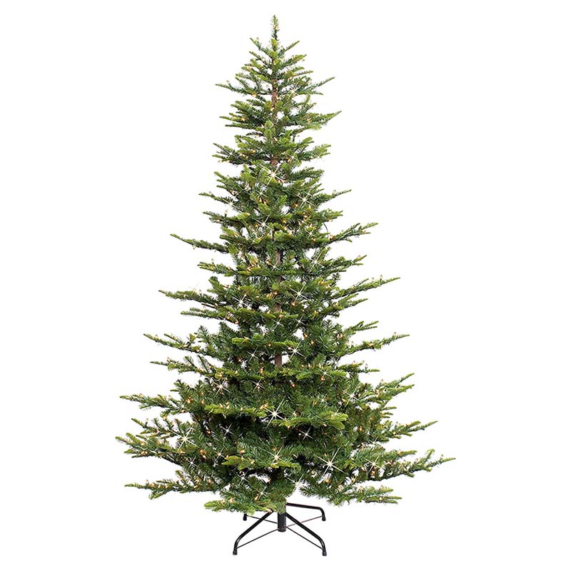 Puleo International Prelit Aspen Fir Christmas Tree 