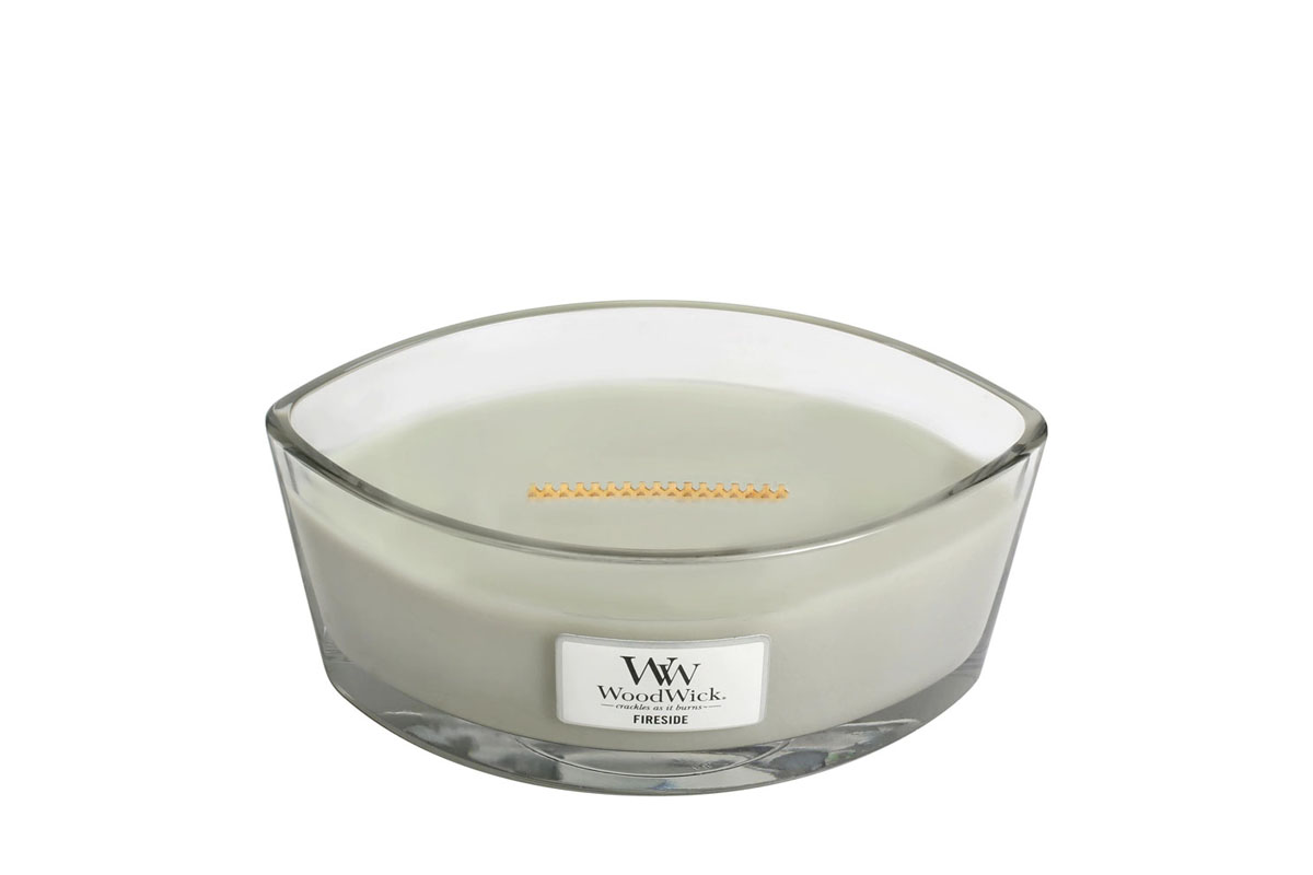 The Best Christmas Candle Option: WoodWick Large Fireside Candle