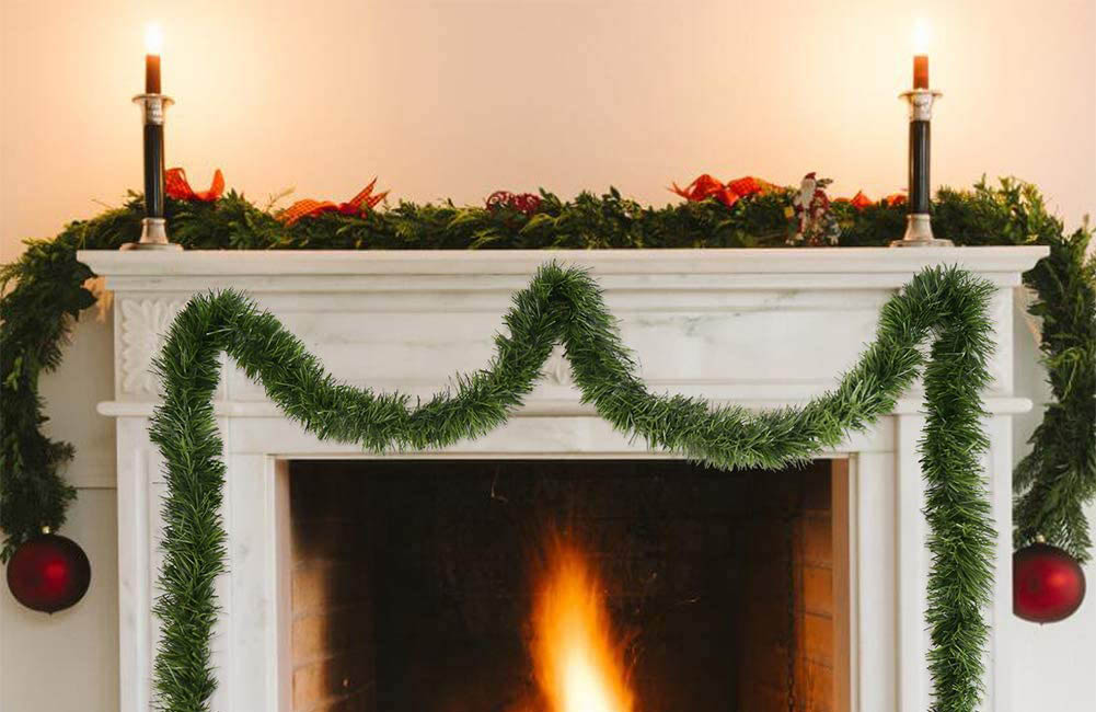 The Best Christmas Garland Option: CCINEE Artificial Christmas Pine Decorative Garland