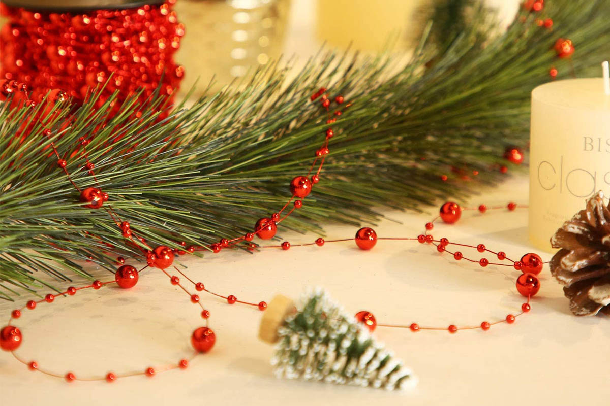 The Best Christmas Garland Option: Pangda Christmas Tree Beads Garland