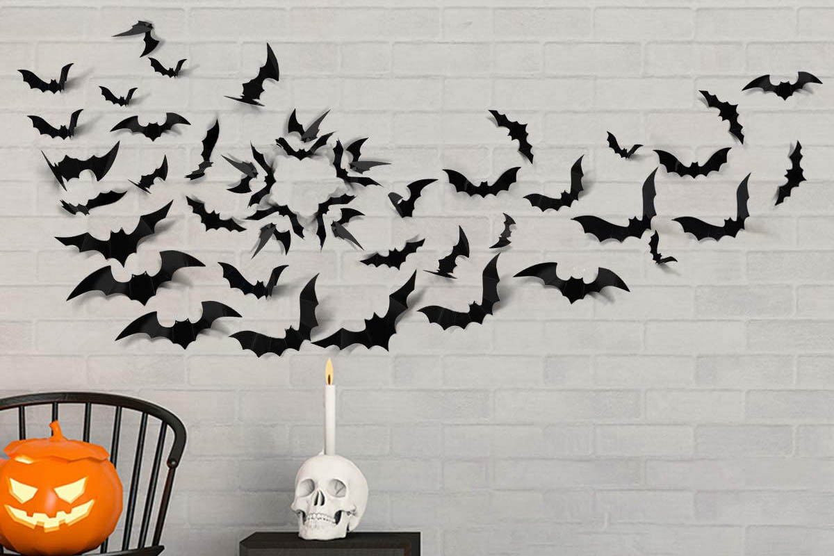 The Best Halloween Decorations Option: Coogam Halloween 3D Bats Decoration