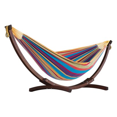 The Best Hammock Stand Option: Vivere Solid Combo Wood Hammock