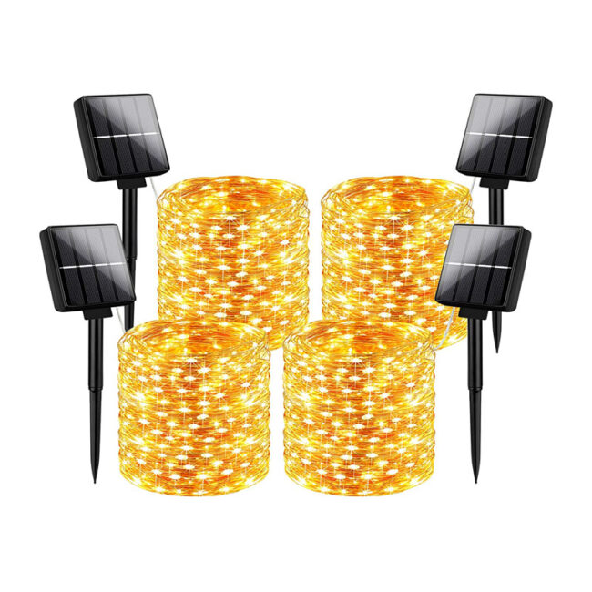 Brightever Outdoor Solar String Lights on a white background