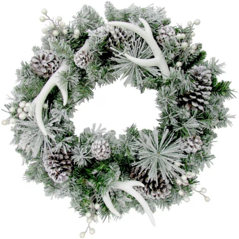 The Best Christmas Decorations Option: Fraser Hill Farm 24-inch Indoor_Outdoor Christmas Wreath