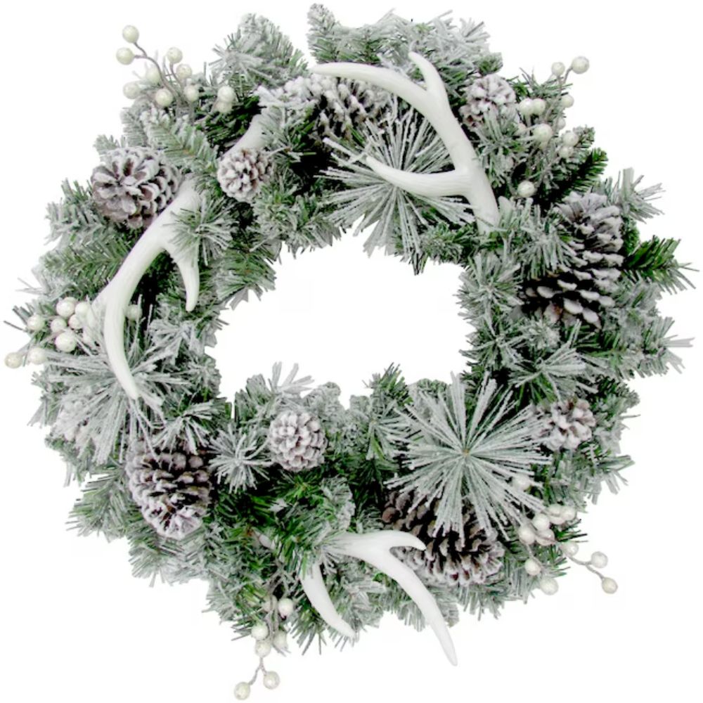 The Best Christmas Decorations Option: Fraser Hill Farm 24-inch Indoor_Outdoor Christmas Wreath