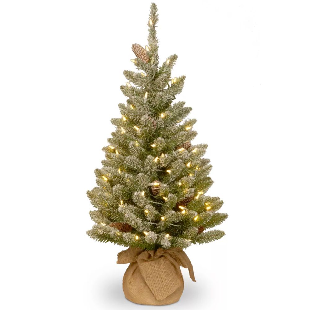 The Best Christmas Decorations Option: National Tree Company Pre-lit Artificial Mini Christmas Tree