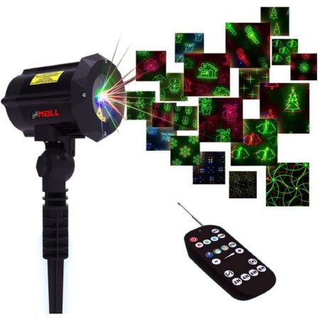  The Best Christmas Light Projectors Option: LedMAll Motion Pattern Christmas Lights
