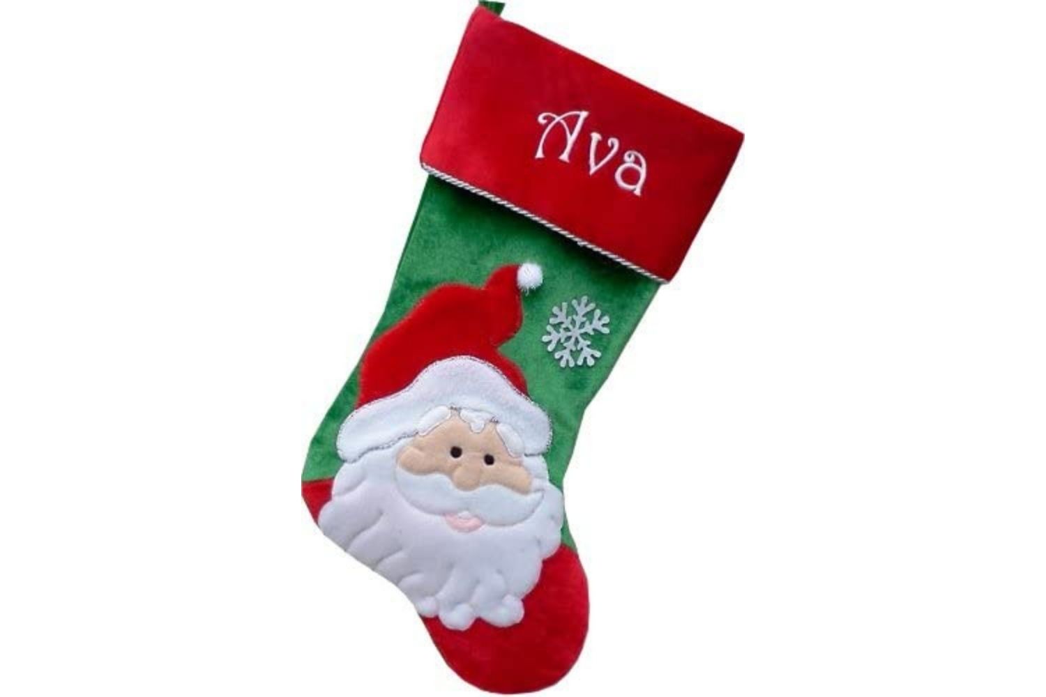 The Best Christmas Stockings Option: Happy Santa Personalized Christmas Stockings