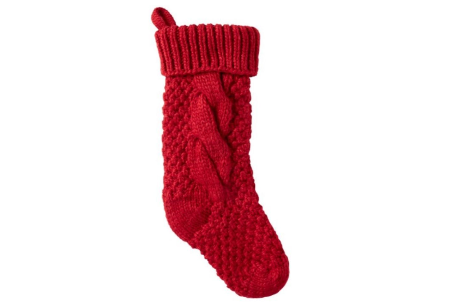 The Best Christmas Stockings Option: L.L. Bean Chunky Knit Christmas Stocking