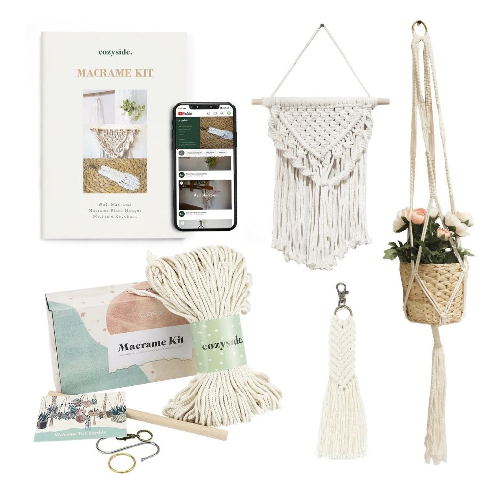 The Best Craft Kits for Adults Option: DIY Macrame Kit for Adults