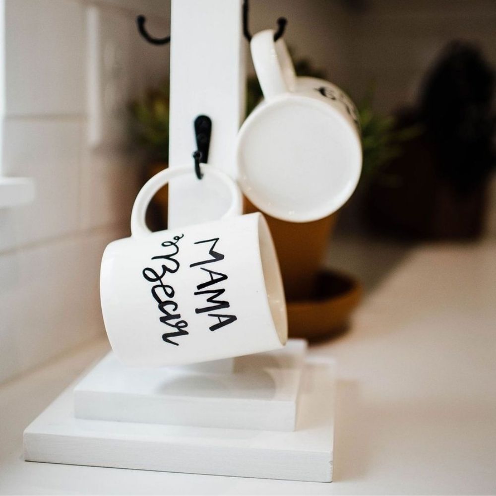 The Best Craft Kits for Adults Option: Mug Stand and Customizable Mugs Kit