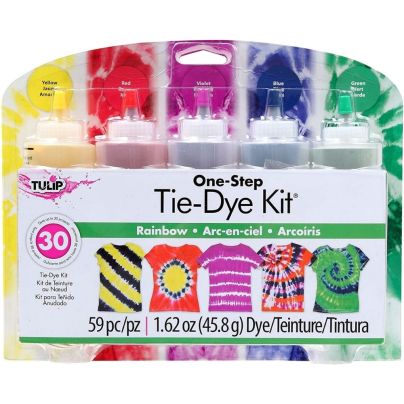 The Best Craft Kits for Adults Option: Tulip One-Step 5 Color Tie-Dye Kits