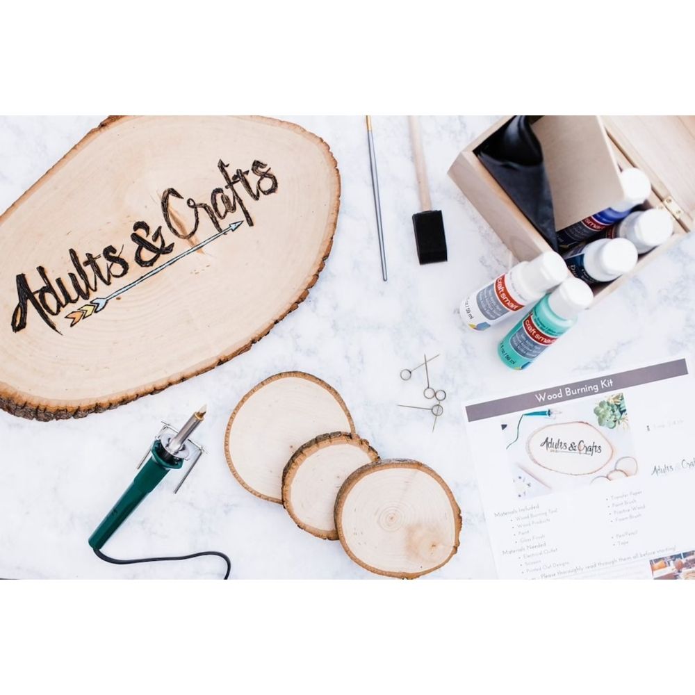 The Best Craft Kits for Adults Option: Woodburning DIY Craft Kit