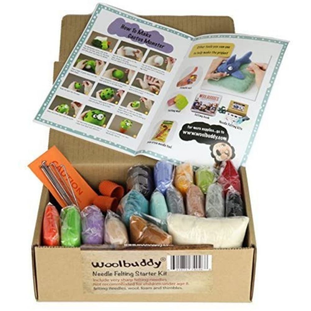 The Best Craft Kits for Adults Option: Woolbuddy Needle Felting Starter Kit