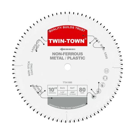 Twin-Town 10-Inch Non-Ferrous Metal Saw Blade