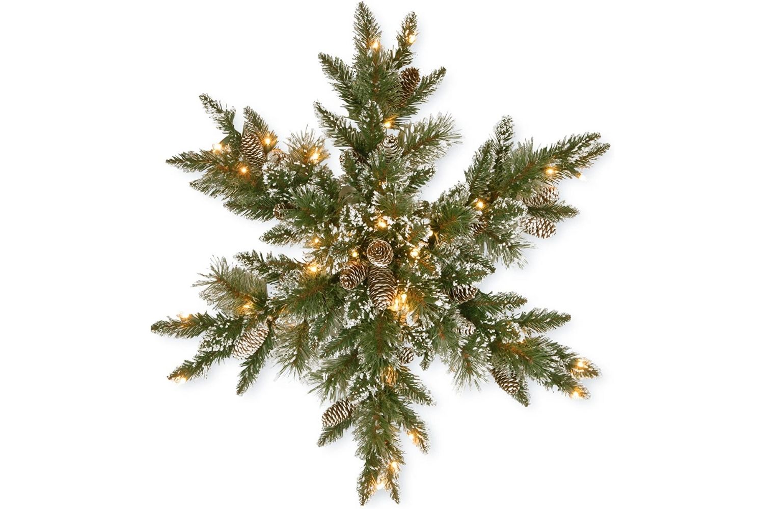 The Best Christmas Wreaths Option: National Tree Company Pre-lit Christmas Star Wreath