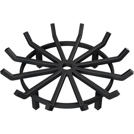 Amagabeli 24-Inch Wrought Iron Round Fire Grate