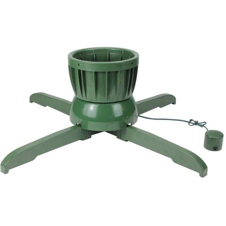  Northlight 24-Inch green Rotating Christmas Tree Stand on white background