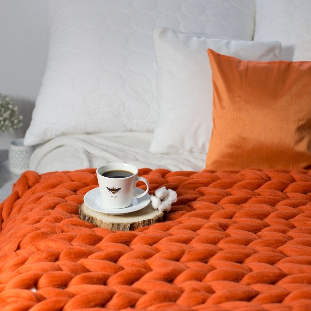 The Best Etsy Gifts Option: Chunky Knit Blanket