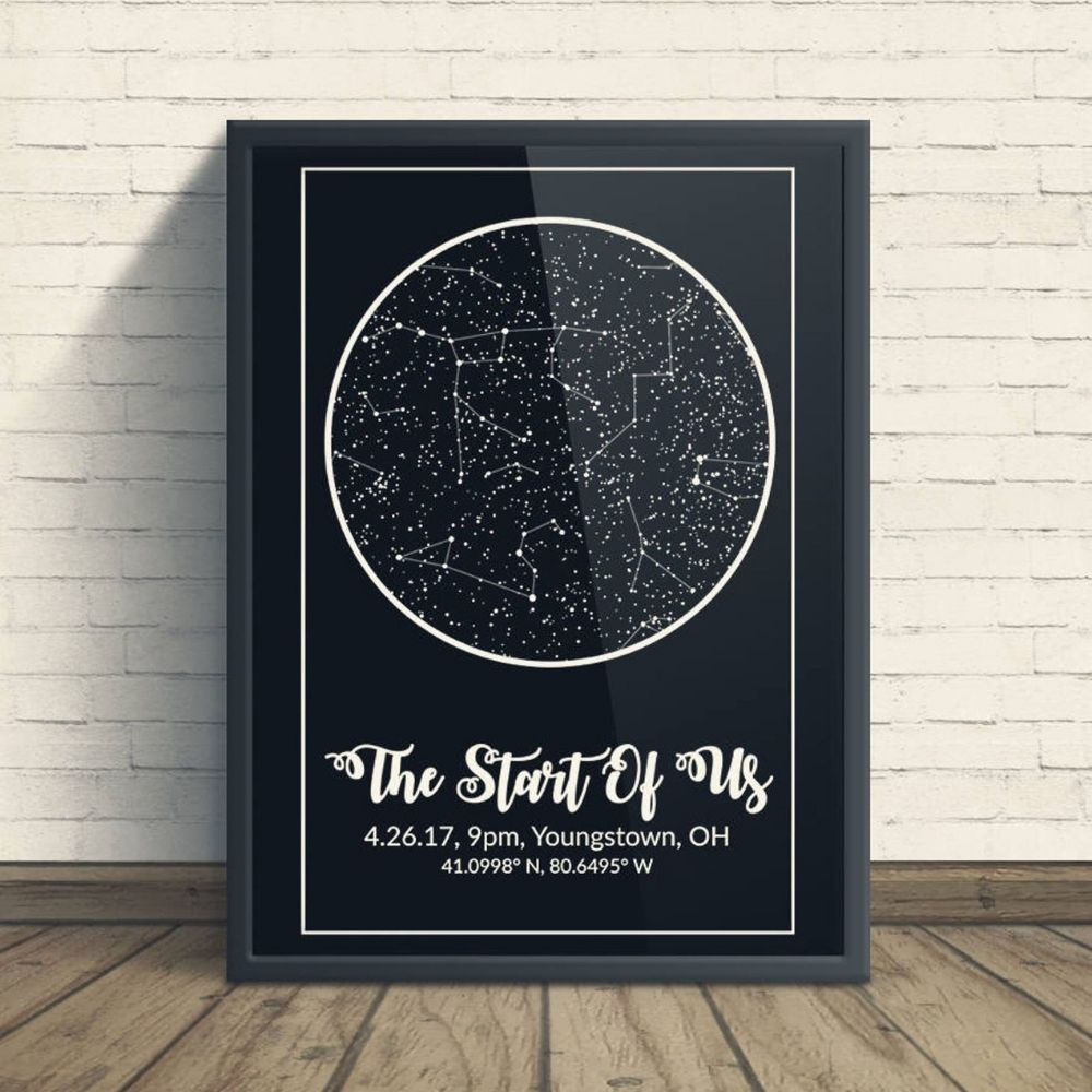 The Best Etsy Gifts Option: Constellation Map Art