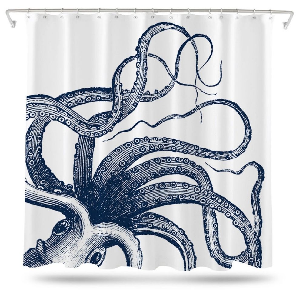 The Best Etsy Gifts Option: Octopus Shower Curtain