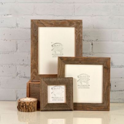 The Best Etsy Gifts Option: Rustic Natural Reclaimed Cedar Wood Picture Frame