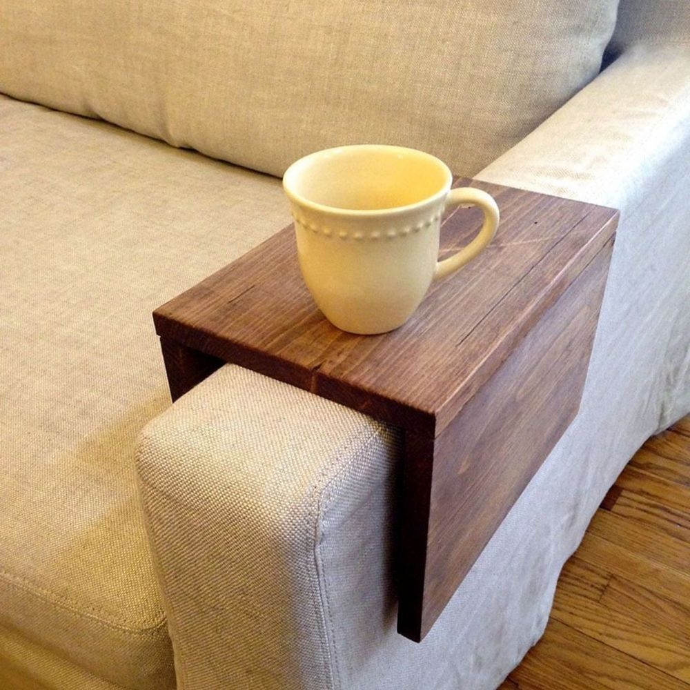 The Best Etsy Gifts Option: Sofa Arm Tray Table