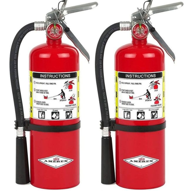 The Best Gifts for New Homeowners Option: Amerex B500 Dry ABC Chemical Class Fire Extinguisher