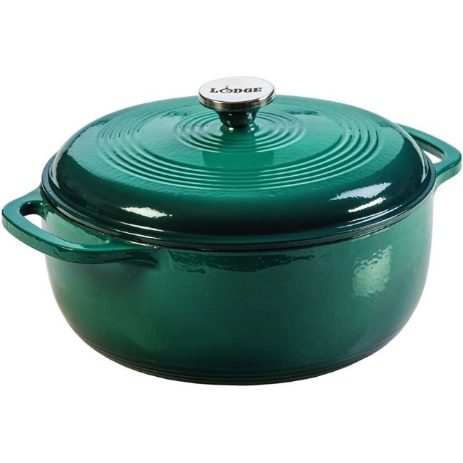 The Best Gifts for New Homeowners Option: Lodge 6 Quart Enameled Cast Iron Dutch Oven
