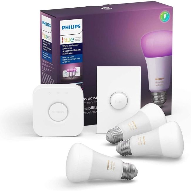 The Best Gifts for New Home Owners Option: Philips Hue LED Smart Button Starter Kit