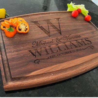 The Best Gifts for New Homeowners Option: Custom Cutting Board
