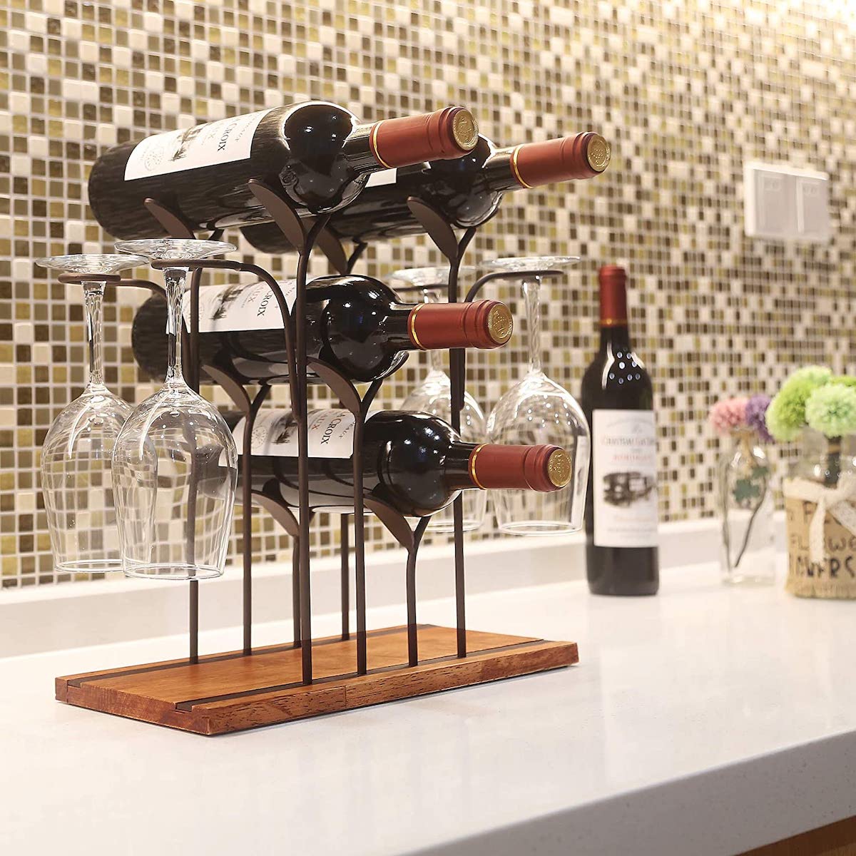 wine rack ideas countertop