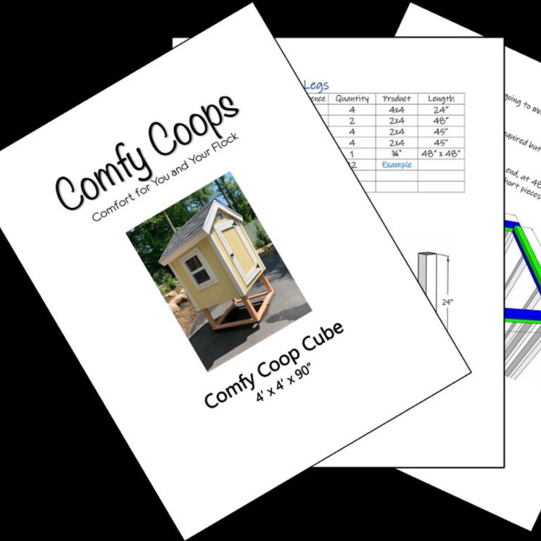 4X4 DIY Chicken Coop by Comfy Coops LLC