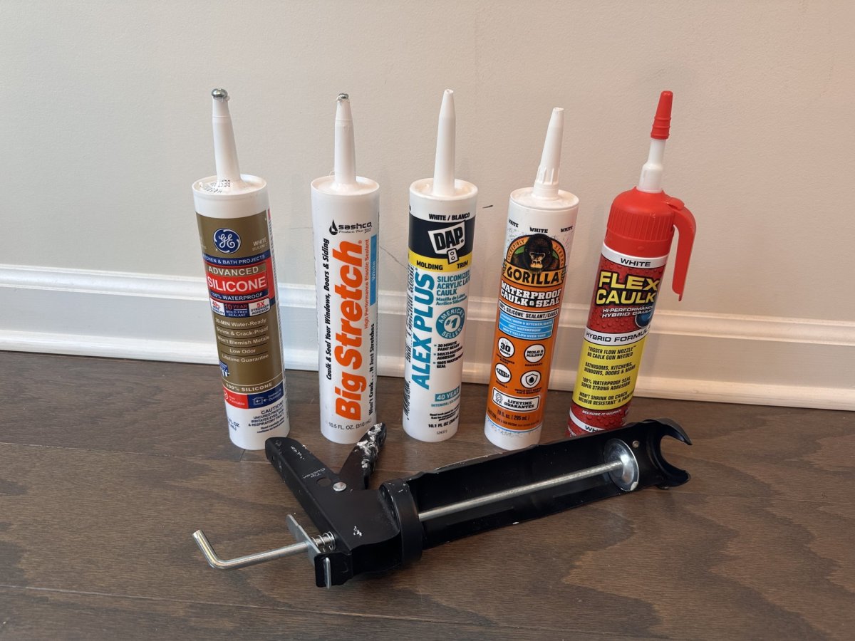 Best Caulk for Baseboards Close-Up