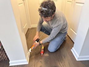 Caulk Options for Baseboards in use